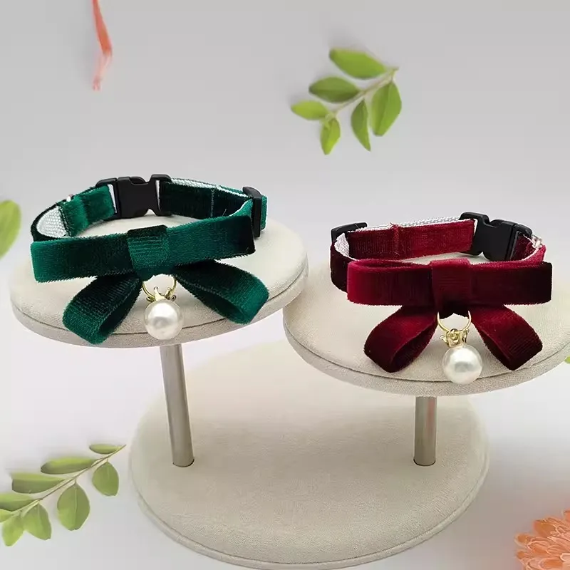 Golden Velvet Cat Collar New Bow Puppy Chihuahua Collar with Pearl Pendant Adjustable Safety Buckle Cat Pet Accessories
Golden Velvet Cat Collar New Bow Puppy Chihuahua Collar with Pearl Pendant Adjustable Safety Buckle Cat Pet Accessories