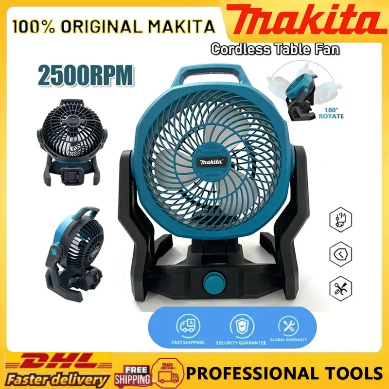 Настольный вентилятор Makita с регулируемой головкой, беспроводной, портативный, для кемпинга, многофункциональный, 3 скорости
Настольный вентилятор Makita с регулируемой головкой, беспроводной, портативный, для кемпинга, многофункциональный, 3 скорости