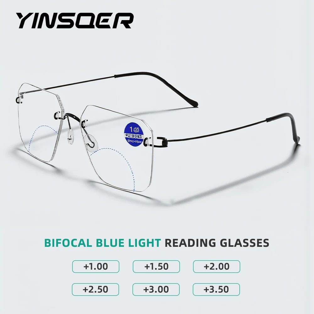 Bifocal Reading Glasses Men Fashion Oversized Sunglasses Women Look Far and Near Anti Glare Hyperopia Eyeglasses +100 To +350
Bifocal Reading Glasses Men Fashion Oversized Sunglasses Women Look Far and Near Anti Glare Hyperopia Eyeglasses +100 To +350