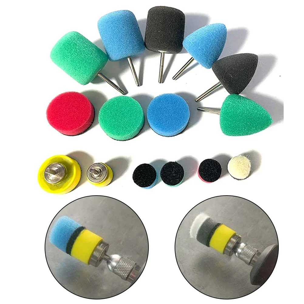 16pcs Polishing Buffing Pads Sponge Pads Detail Polisher Pads For Rotary Tool Sponge Polishing Kit
16pcs Polishing Buffing Pads Sponge Pads Detail Polisher Pads For Rotary Tool Sponge Polishing Kit
