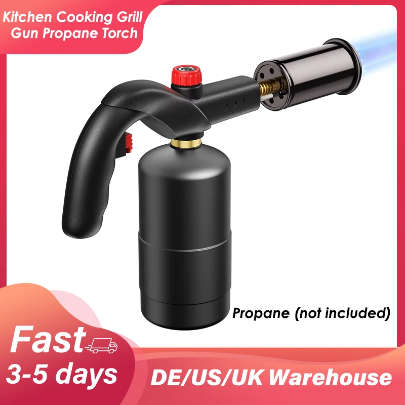 Handheld Kitchen Cooking Grill Gun Propane Torch Charcoal Torch Lighter Charcoal Burning Tool Flamethrower for BBQ Searing Steak
Handheld Kitchen Cooking Grill Gun Propane Torch Charcoal Torch Lighter Charcoal Burning Tool Flamethrower for BBQ Searing Steak