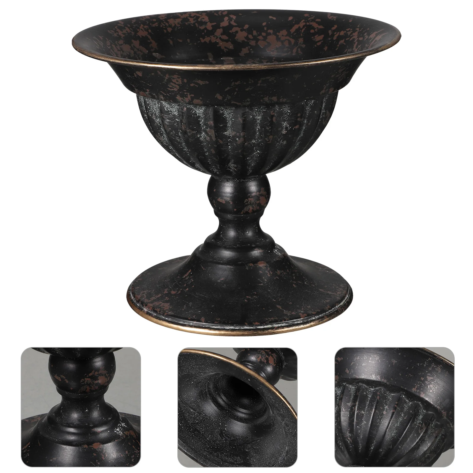 Iron Art Flower Vase European Style Vintage Trophy Urn Plant Pot Decorative Table Centerpiece for Wedding Home Decoration
Iron Art Flower Vase European Style Vintage Trophy Urn Plant Pot Decorative Table Centerpiece for Wedding Home Decoration