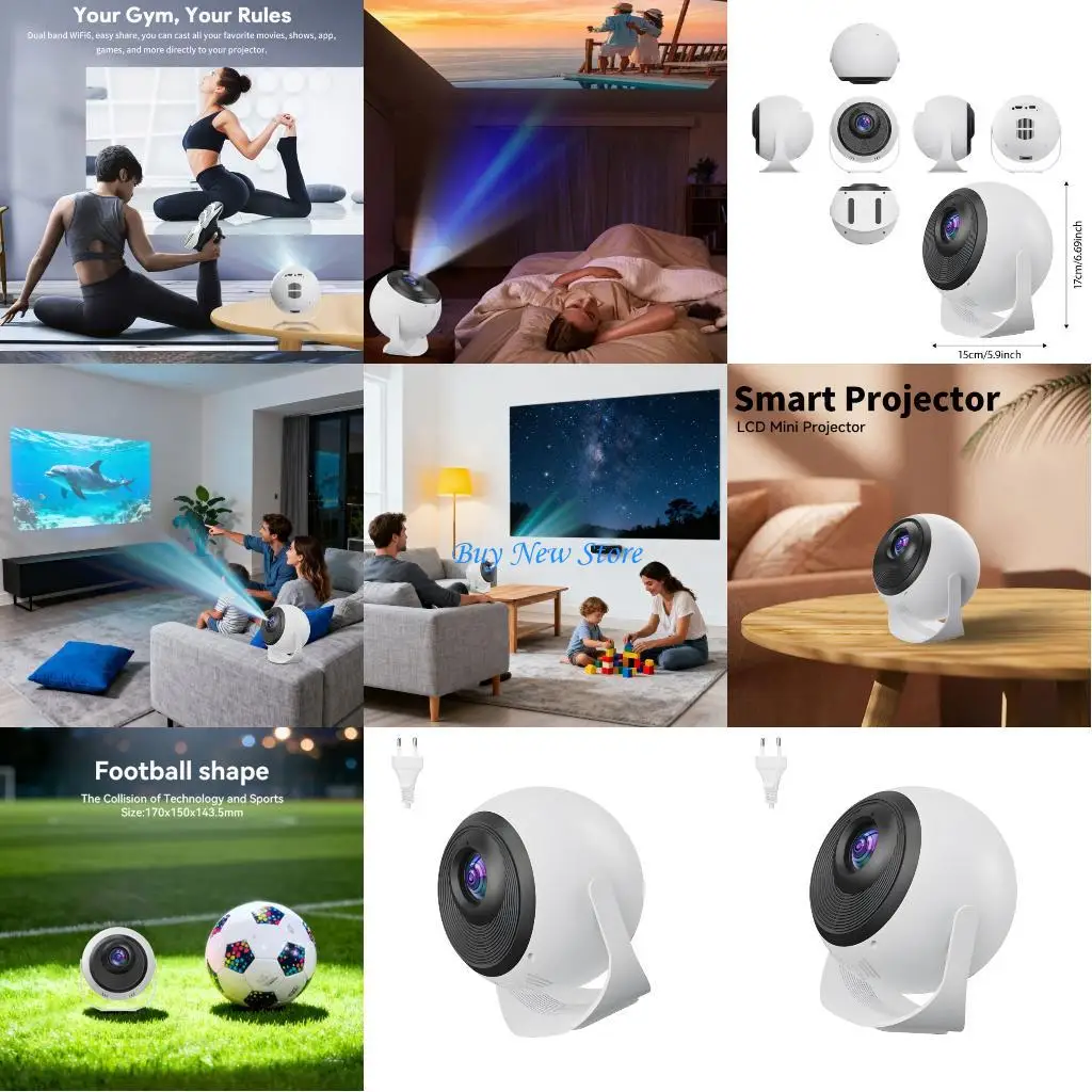 20CE Small LED Projector Auto Correction USB for Indoor Outdoor Use
20CE Small LED Projector Auto Correction USB for Indoor Outdoor Use