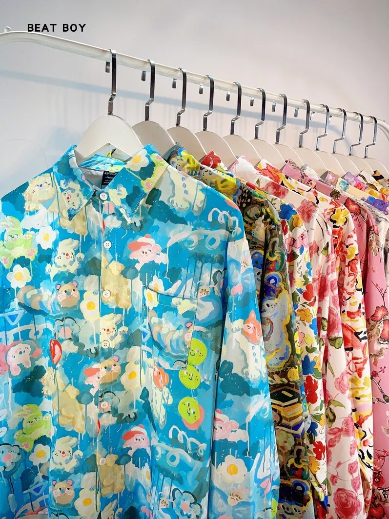 Retro Green Oil Painting Flower Long Sleeve Casual Shirt Lazy Dance Performance INS Artistic Versatile Loose Fit Polyester Fiber
Retro Green Oil Painting Flower Long Sleeve Casual Shirt Lazy Dance Performance INS Artistic Versatile Loose Fit Polyester Fiber