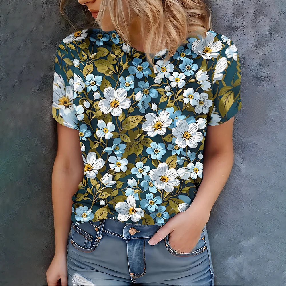 Women's T-shirt 3D pattern retro fashion classic short sleeved round neck regular top daily print summer
Women's T-shirt 3D pattern retro fashion classic short sleeved round neck regular top daily print summer