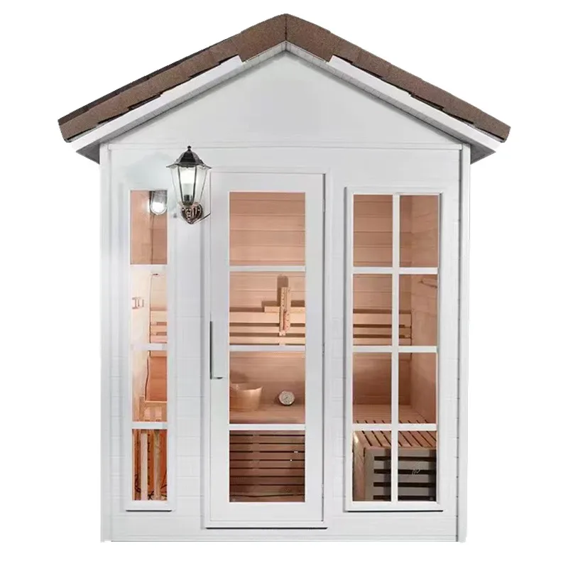 Outdoor waterproof sauna room Sauna furnace Wet steam room Customized courtyard exit Single double far infrared steam room
Outdoor waterproof sauna room Sauna furnace Wet steam room Customized courtyard exit Single double far infrared steam room