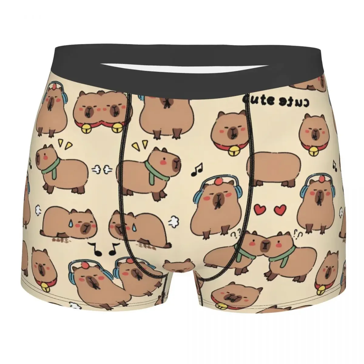 Lovely Kawaii Capybara Animal Fashion Underwear Comfortable Underpants Print Boxer Brief Pouch Men Plus Size Trunk
Lovely Kawaii Capybara Animal Fashion Underwear Comfortable Underpants Print Boxer Brief Pouch Men Plus Size Trunk