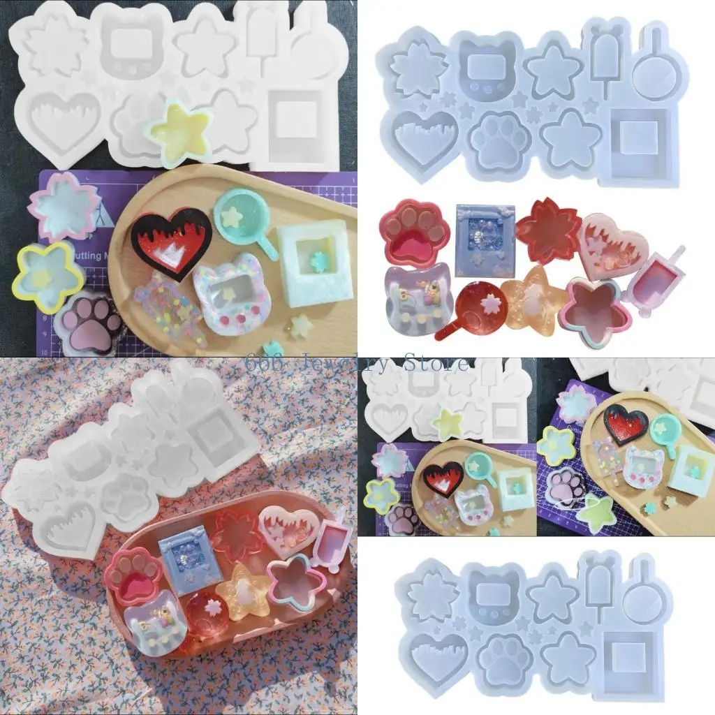 F2TD Diy Stars Love Ornaments Decoration Mold Drop Silicone Homemade Mold
F2TD Diy Stars Love Ornaments Decoration Mold Drop Silicone Homemade Mold