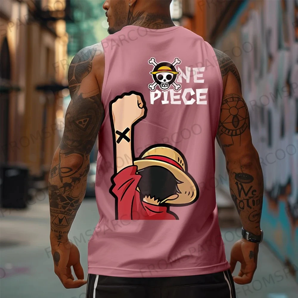 One Piece Anime Luffy Peripheral Printed Vest Men's Gym Loose Sports Summer Fashion Cotton Tank Top
One Piece Anime Luffy Peripheral Printed Vest Men's Gym Loose Sports Summer Fashion Cotton Tank Top