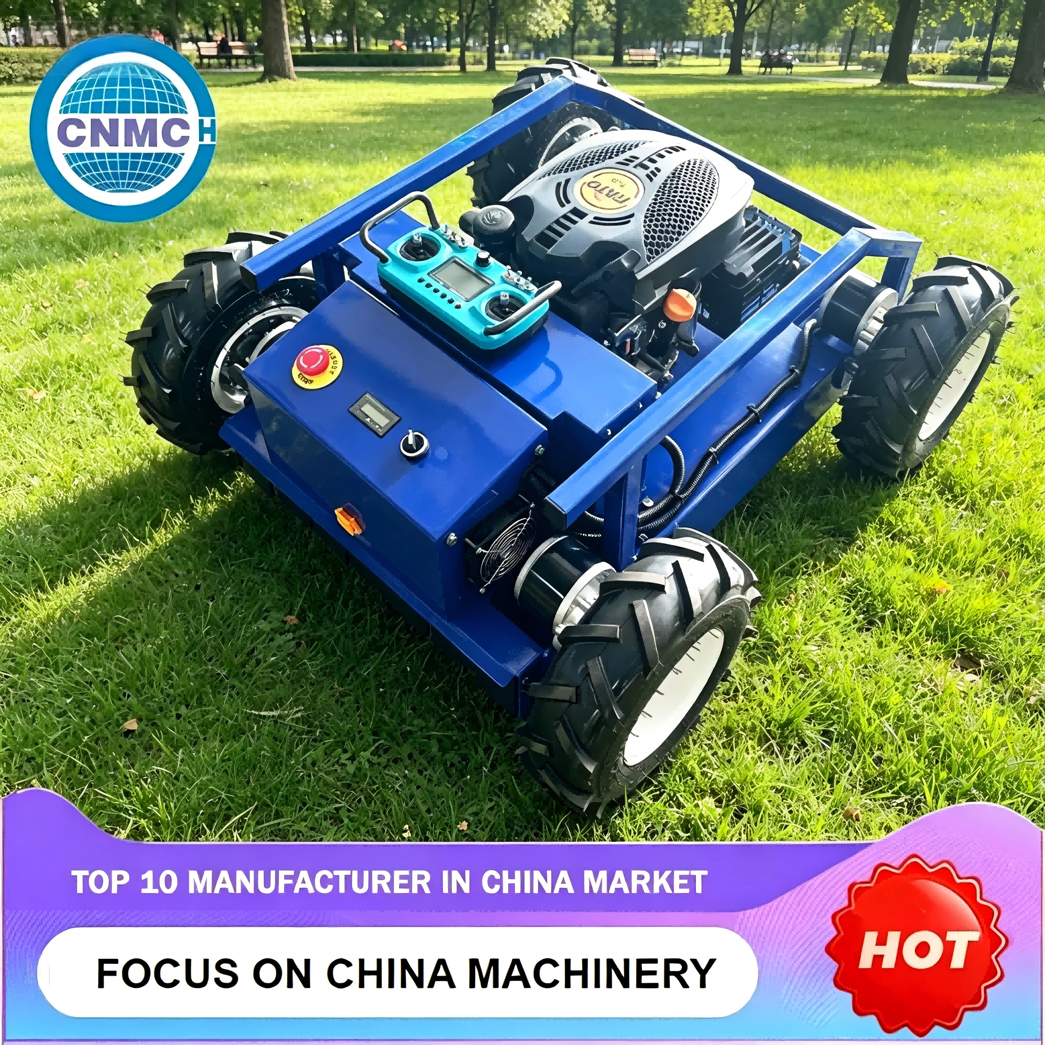 Lawn Mowers Robotic Lawn Mower Remote Control EPA Certification High-performance Farm Garden Portable Robot Made in China
Lawn Mowers Robotic Lawn Mower Remote Control EPA Certification High-performance Farm Garden Portable Robot Made in China