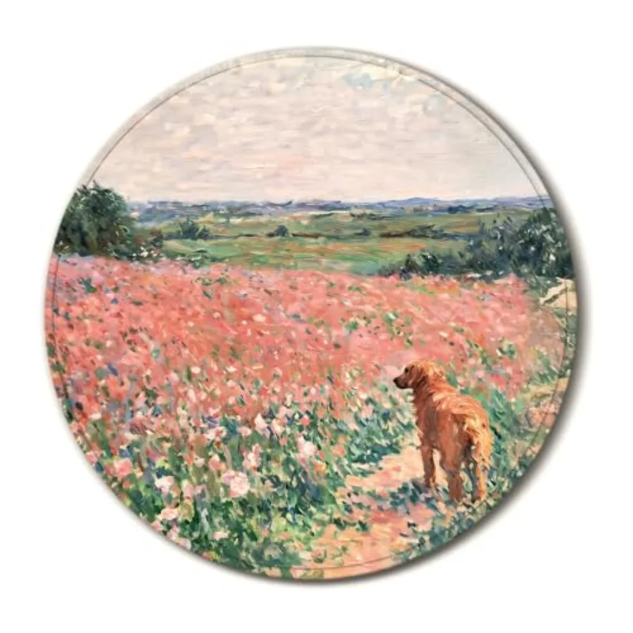 Retriever Floral Mouse Pad for Desk, Golden Retriever Gifts, Cottagecore Wildflower Landscape Mouse Pad Mousepads for Home Offi
Retriever Floral Mouse Pad for Desk, Golden Retriever Gifts, Cottagecore Wildflower Landscape Mouse Pad Mousepads for Home Offi