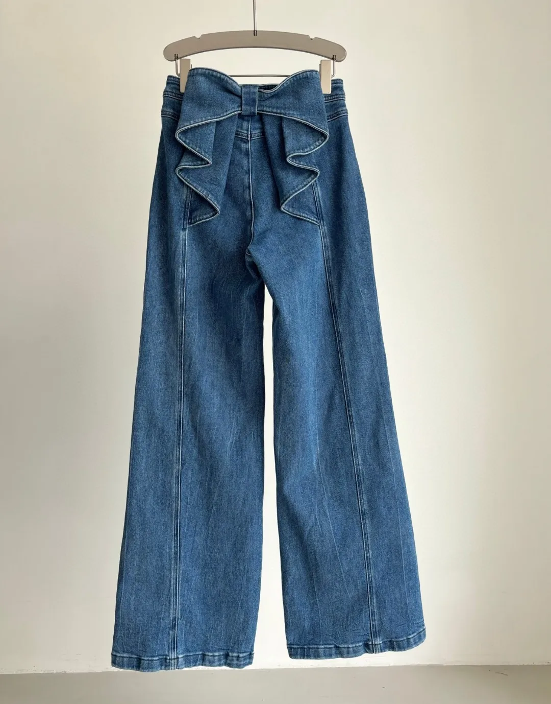 spring summer fashion new women denim blue bow straight jeans female chic cowboy pants
spring summer fashion new women denim blue bow straight jeans female chic cowboy pants