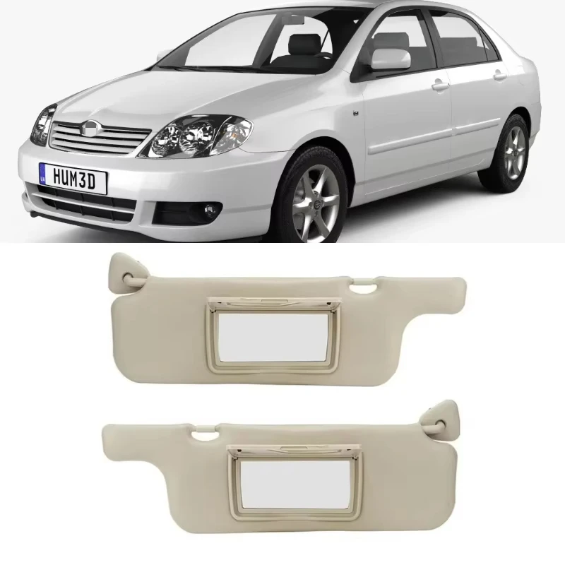 Оригинальный автомобильный солнцезащитный козырек для Corolla 2001-2007, левое и правое зеркало для макияжа, экранирующее 74310-02b70-a0, запасные части
Оригинальный автомобильный солнцезащитный козырек для Corolla 2001-2007, левое и правое зеркало для макияжа, экранирующее 74310-02b70-a0, запасные части