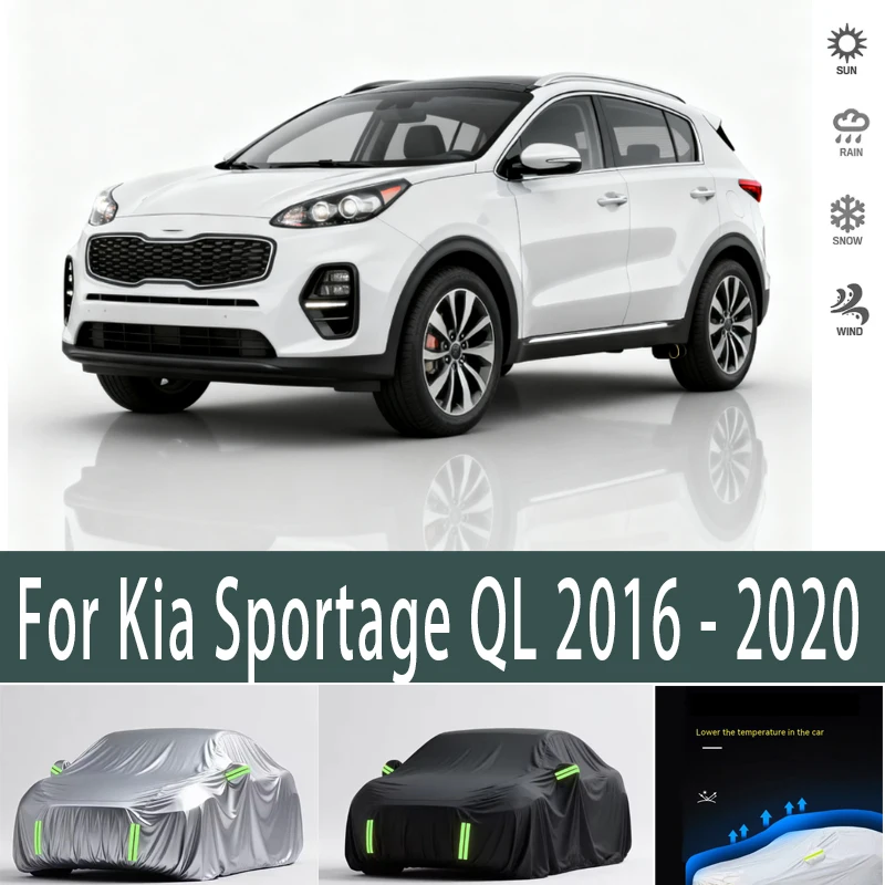 For Kia Sportage QL Outdoor Protection Full Car Covers Snow Cover Sunshade Waterproof Dustproof Exterior Car accessories
For Kia Sportage QL Outdoor Protection Full Car Covers Snow Cover Sunshade Waterproof Dustproof Exterior Car accessories