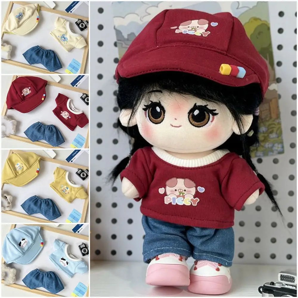 Toy 20CM Doll Clothes Cartoon Animal Multicolor Doll Cap T-shirt Pants Cosplay Photo Props Doll T-Shirt Suit Doll Accessories
Toy 20CM Doll Clothes Cartoon Animal Multicolor Doll Cap T-shirt Pants Cosplay Photo Props Doll T-Shirt Suit Doll Accessories