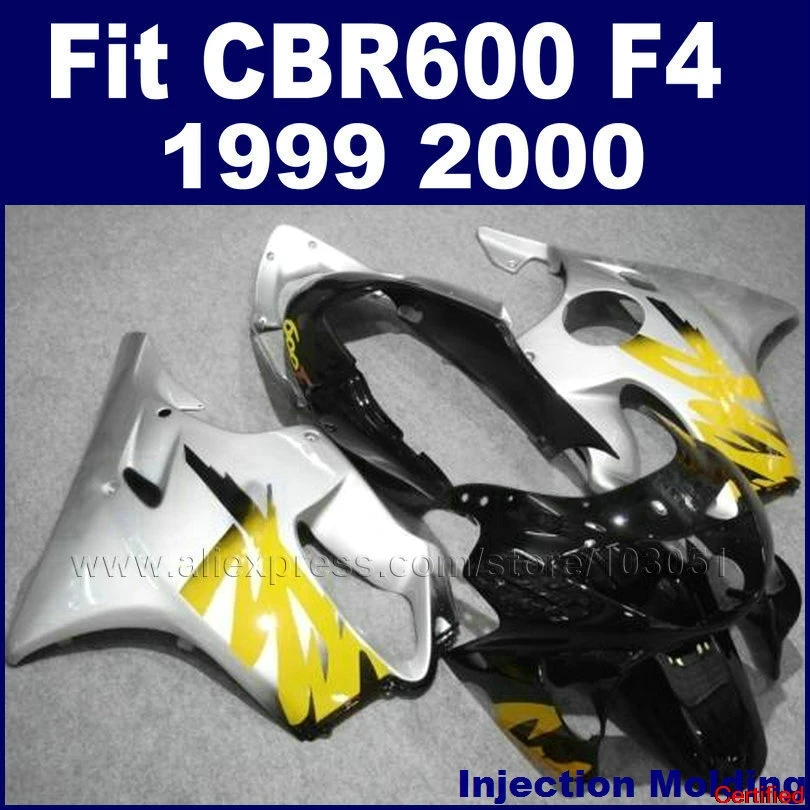 ZXMT ABS Fairing Kits For HONDA 1999 2000 CBR600F4 CBR600 99 00 F4 Hulls Silver Black Fairngs Kit Same As Oem
ZXMT ABS Fairing Kits For HONDA 1999 2000 CBR600F4 CBR600 99 00 F4 Hulls Silver Black Fairngs Kit Same As Oem