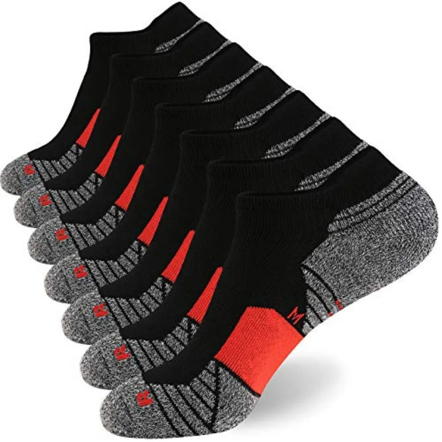 WANDER Men's Athletic Running Socks 7 Pairs Thick Cushion Ankle Socks for Men Sport Low Cut 6-9/0-2/2-4
WANDER Men's Athletic Running Socks 7 Pairs Thick Cushion Ankle Socks for Men Sport Low Cut 6-9/0-2/2-4