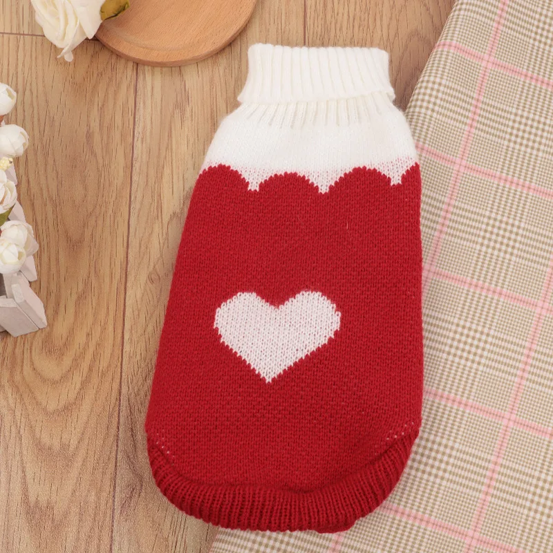 Pet Sweater Knit Clothes Cat Winter Apparel Kawaii Heart Design Comfortable Puppy Kitten Cardigan Coat Soft Collar Easy
Pet Sweater Knit Clothes Cat Winter Apparel Kawaii Heart Design Comfortable Puppy Kitten Cardigan Coat Soft Collar Easy