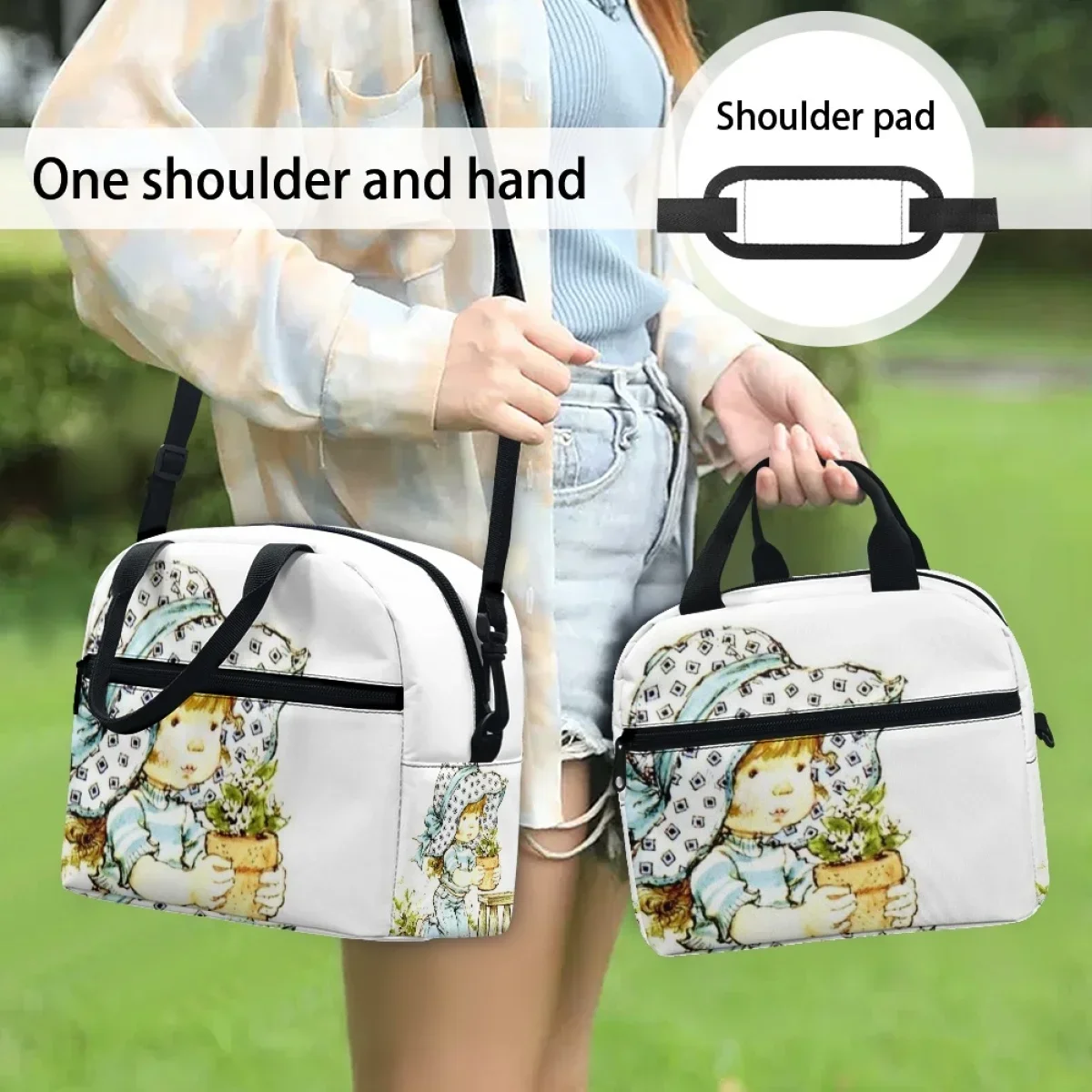 FORUDESIGNS Sarah Kay Lunch Box Women New Portable Cooler Bag Insulation Fashion Insulated Thermal Food School Picnic Bags
FORUDESIGNS Sarah Kay Lunch Box Women New Portable Cooler Bag Insulation Fashion Insulated Thermal Food School Picnic Bags