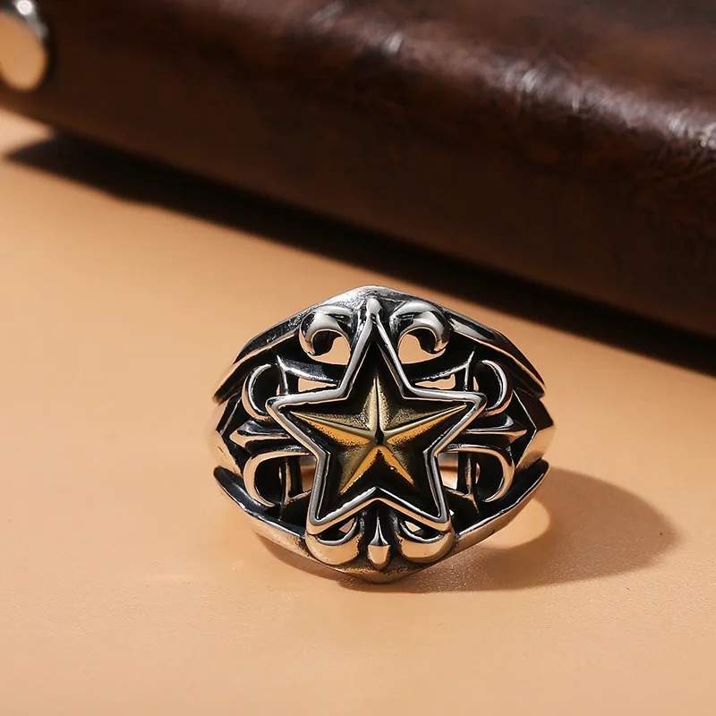 Popular Hollow Flower Star Ring For Men Index Finger Accessories Top Quality 925 Silver Jewelry Male Cool Gift
Popular Hollow Flower Star Ring For Men Index Finger Accessories Top Quality 925 Silver Jewelry Male Cool Gift