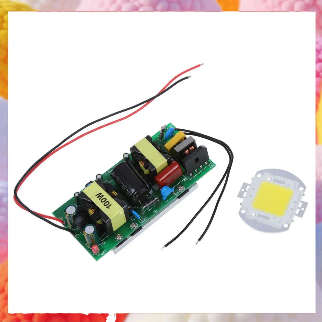 100W Pure White LED Power Light Lamp Chip +100W Power Driver Supply AC 85V-265V-A83Z
100W Pure White LED Power Light Lamp Chip +100W Power Driver Supply AC 85V-265V-A83Z