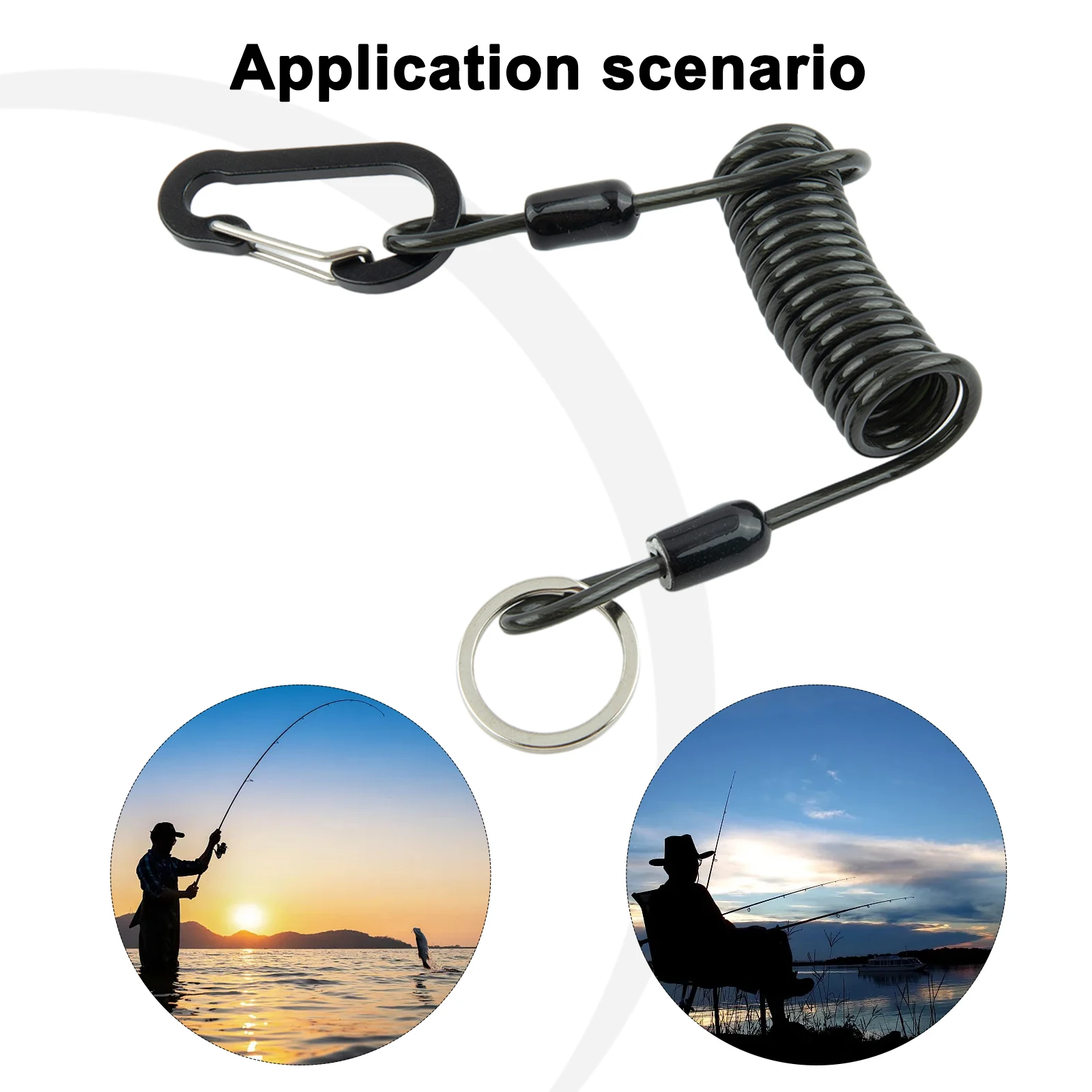Fishing Missed Rope Anti-lost Spiral Spring Lure Pliers Lanyard Wire SpringRope Prevent Rod Drop Lose Tool
Fishing Missed Rope Anti-lost Spiral Spring Lure Pliers Lanyard Wire SpringRope Prevent Rod Drop Lose Tool
