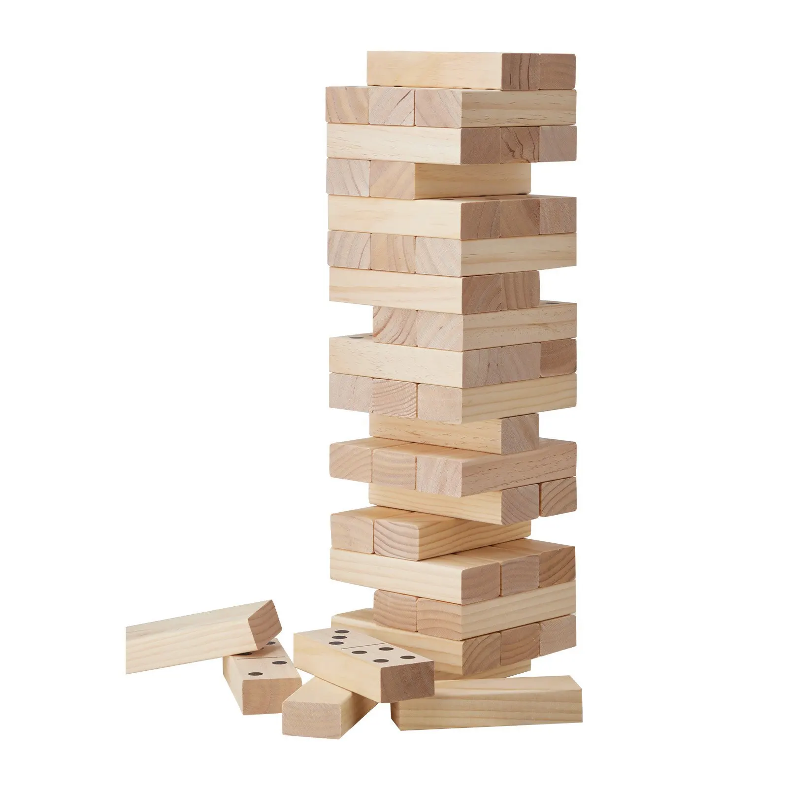 Tumbling Timber Toy, 54 Blocks Large Tumble Tower Blocks Game, Pine Wood Tumbling Tower Game with Carry Bag and Scoreboard, W
Tumbling Timber Toy, 54 Blocks Large Tumble Tower Blocks Game, Pine Wood Tumbling Tower Game with Carry Bag and Scoreboard, W