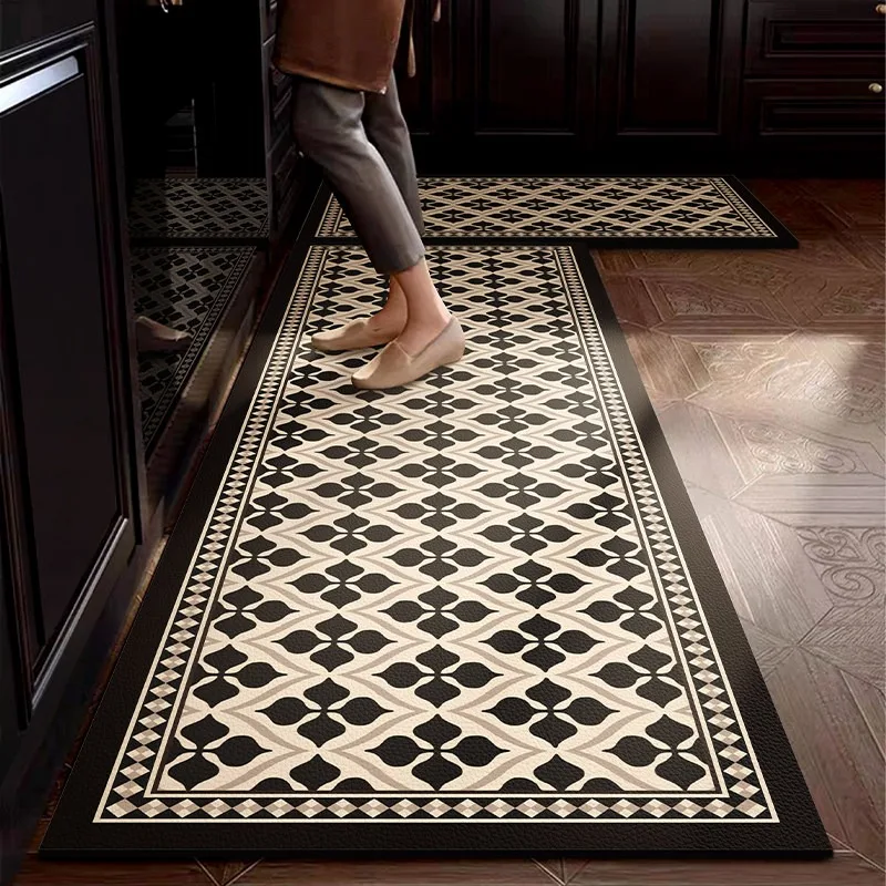 Kitchen Floor Mat Geometric Pattern Light Luxury Rug Non-slip Carpet Long Strip Runner Rugs Oil-proof Waterproof Mats שטיח למטבח
Kitchen Floor Mat Geometric Pattern Light Luxury Rug Non-slip Carpet Long Strip Runner Rugs Oil-proof Waterproof Mats שטיח למטבח