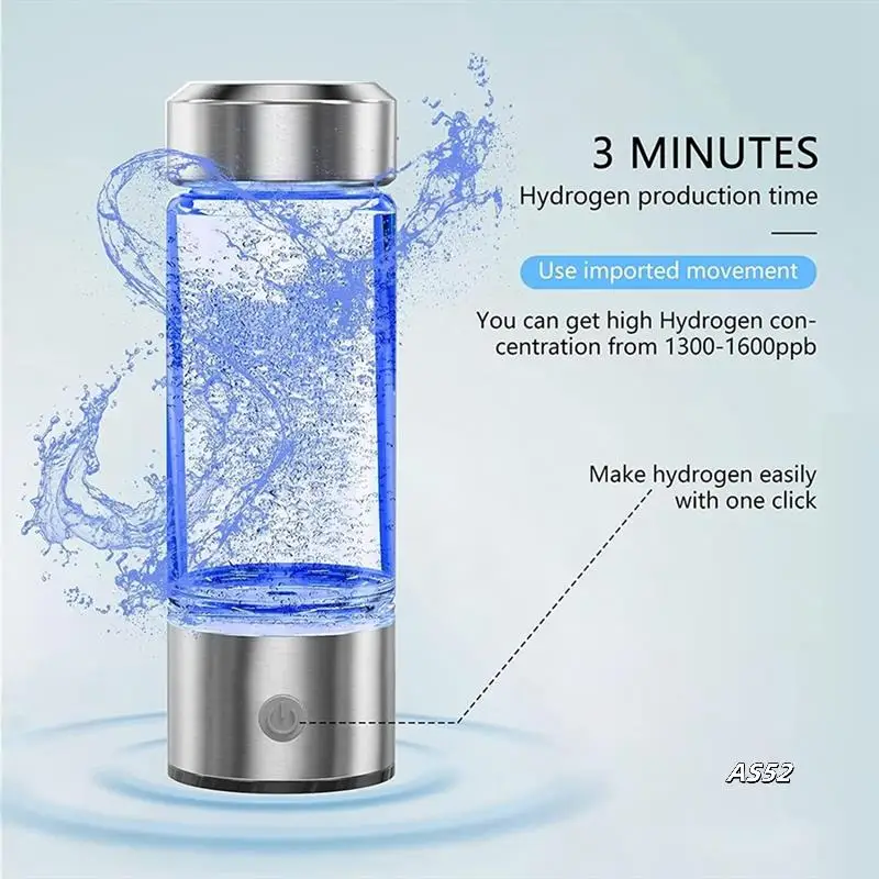 Portable Hydrogen Water Ionizer Machine USB Rechargeable Hydrogen Water Generator 420Ml 2PCS
Portable Hydrogen Water Ionizer Machine USB Rechargeable Hydrogen Water Generator 420Ml 2PCS