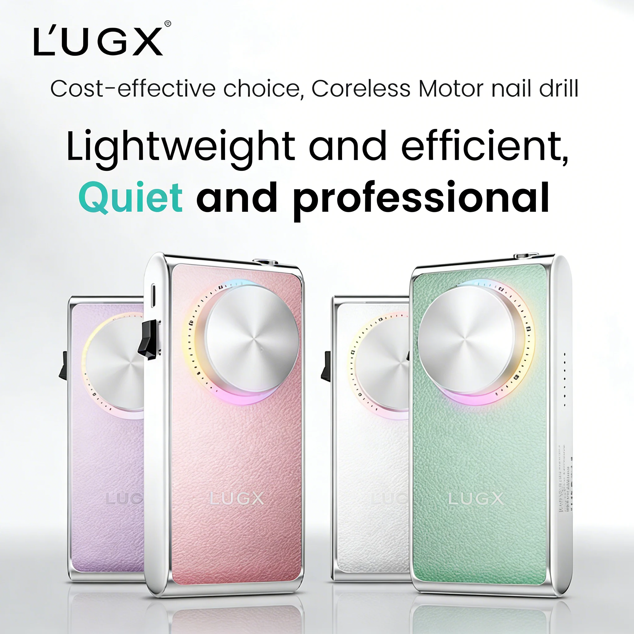 LUGX 2025 USB rechargeable 24W cordless drill wholesale Oly drill nail machine portable professional electric nail
LUGX 2025 USB rechargeable 24W cordless drill wholesale Oly drill nail machine portable professional electric nail