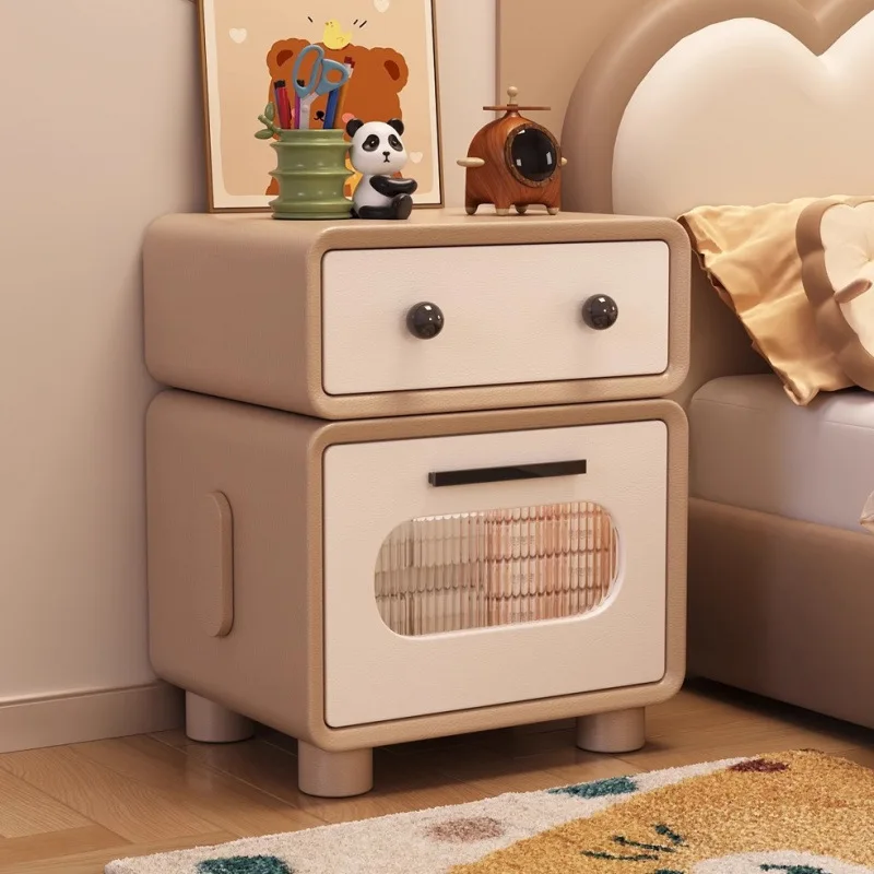 Solid wood bedside table, small children's wind robot, modern simple household bedroom, high-end light luxury storage cabinet 
Solid wood bedside table, small children's wind robot, modern simple household bedroom, high-end light luxury storage cabinet