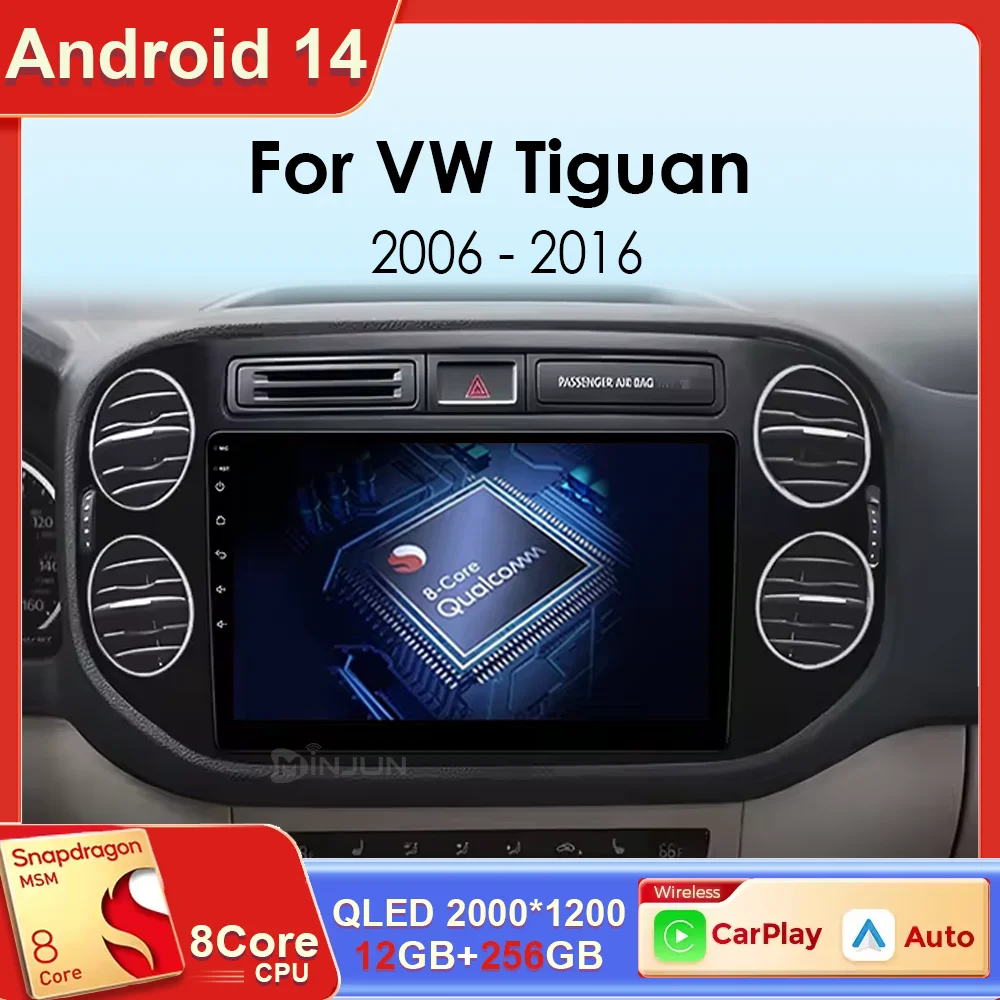 Android 14 Qualcomm Car Radio For Volkswagen VW Tiguan Back 2006 - 2016 Golf Plus Wireless Carplay Auto Stereo Multimedia Player
Android 14 Qualcomm Car Radio For Volkswagen VW Tiguan Back 2006 - 2016 Golf Plus Wireless Carplay Auto Stereo Multimedia Player