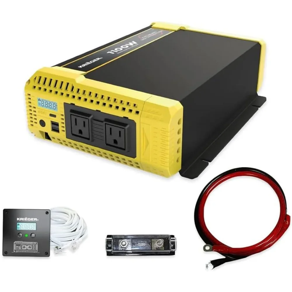 1100W Pure Sine Wave Inverter 12V DC to 120V AC Converter for Home RV Truck Off-Grid Solar Power Inverter
1100W Pure Sine Wave Inverter 12V DC to 120V AC Converter for Home RV Truck Off-Grid Solar Power Inverter