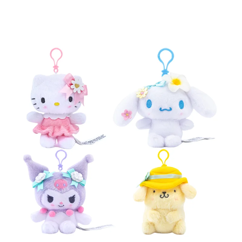 Набор плюшевых брелоков Sanrio Hello Kitty, Cinnamoroll, Kuromi, Pompompurin: милые мультяшные подвески для сумок, подарок для фанатов и детей
Набор плюшевых брелоков Sanrio Hello Kitty, Cinnamoroll, Kuromi, Pompompurin: милые мультяшные подвески для сумок, подарок для фанатов и детей