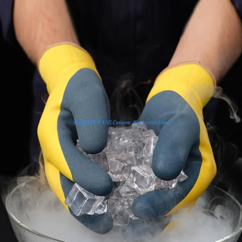 F68B Thermal Work Gloves Snow Shoveling Anti Slip Freezer Gloves for Men & Women Waterproof Gloves with Insulated Warm Liner
F68B Thermal Work Gloves Snow Shoveling Anti Slip Freezer Gloves for Men & Women Waterproof Gloves with Insulated Warm Liner