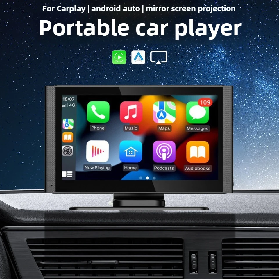 4.3inch Car Portable Screen For Carplay Android Auto Interconnected Central Control Navigation Screen Car Player FM AUX Speaker
4.3inch Car Portable Screen For Carplay Android Auto Interconnected Central Control Navigation Screen Car Player FM AUX Speaker