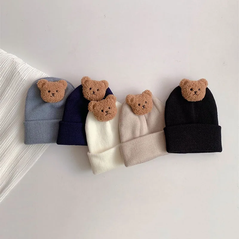 Cute Bear Baby Knitted Beanie Winter Warm Toddler Woolen Hat 6-36M Kids Pullover Cap Cartoon Children Crochet Bonnet Skullcaps
Cute Bear Baby Knitted Beanie Winter Warm Toddler Woolen Hat 6-36M Kids Pullover Cap Cartoon Children Crochet Bonnet Skullcaps
