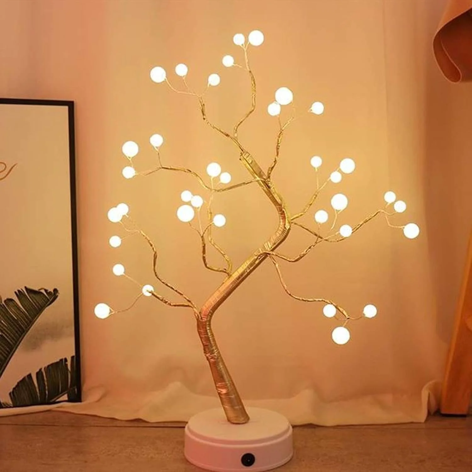 DIY Led Desk Tree Lamp, Desk Table Decor 36 Pearl LED Lights for ,Bedroom, Indoor,Wedding Party,Decoration Switch Battery Power
DIY Led Desk Tree Lamp, Desk Table Decor 36 Pearl LED Lights for ,Bedroom, Indoor,Wedding Party,Decoration Switch Battery Power
