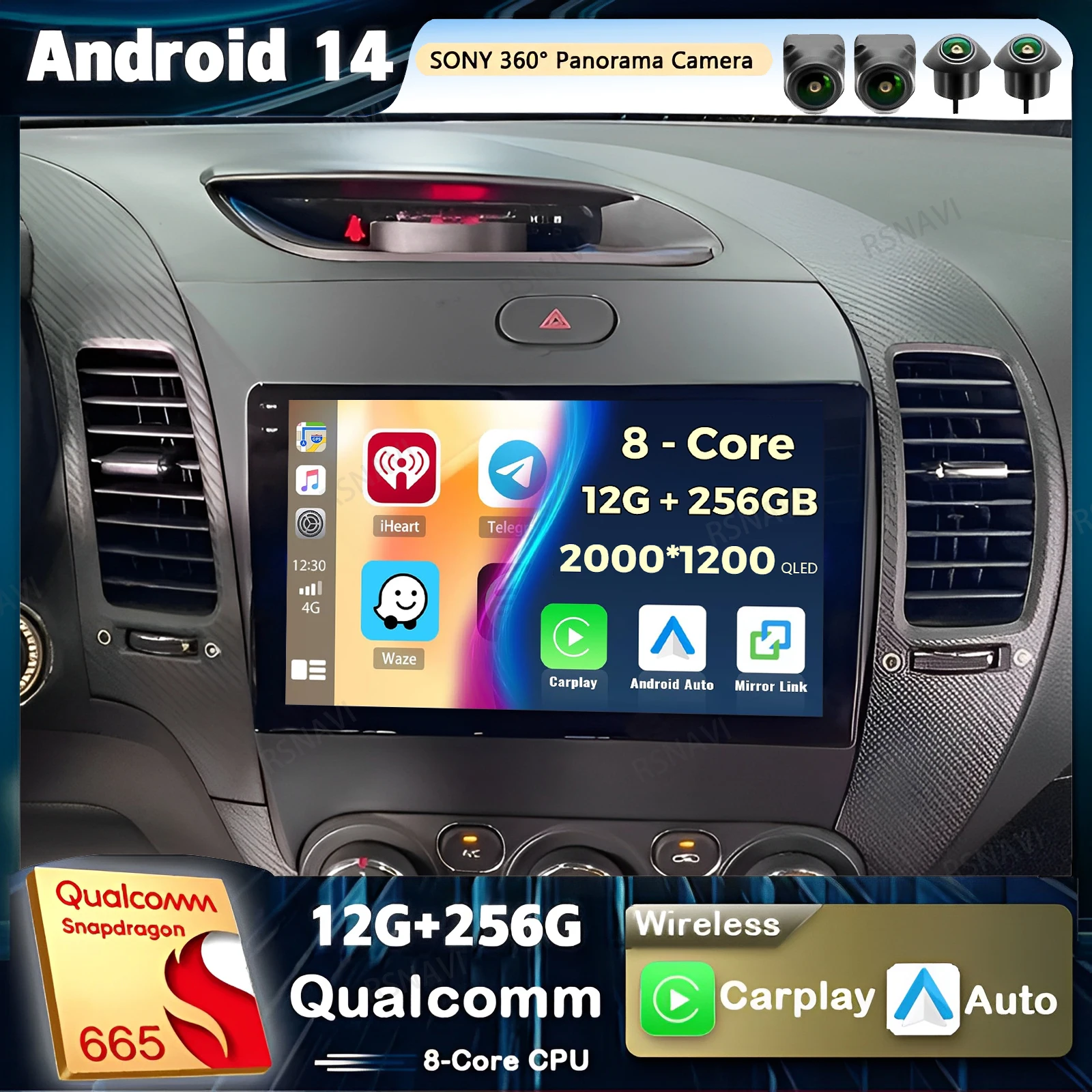 Android 14 CarPlay Car Radio For Kia K3 Cerato Forte RHD 2013 - 2017 Multimedia Navigation GPS Stereo video Head Unit 360 camera
Android 14 CarPlay Car Radio For Kia K3 Cerato Forte RHD 2013 - 2017 Multimedia Navigation GPS Stereo video Head Unit 360 camera