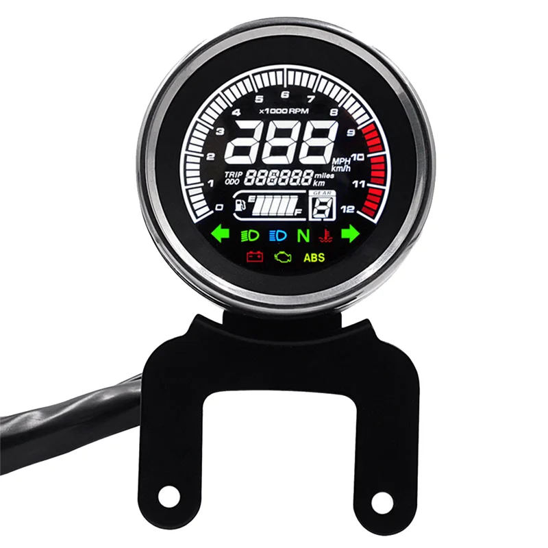 Multi-purpose Instrument Odometer LCD Screen Display Tachometer Motorcycle Supplies
Multi-purpose Instrument Odometer LCD Screen Display Tachometer Motorcycle Supplies