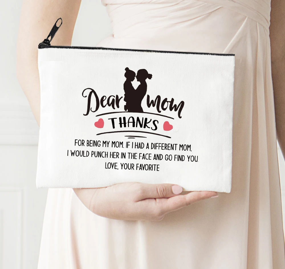Mom Makeup Bag Floral Thankful Letters Pattern Large Cosmetic Bag Thanks Mama Make Up Bags Pouch Necessaries Lady Tote
Mom Makeup Bag Floral Thankful Letters Pattern Large Cosmetic Bag Thanks Mama Make Up Bags Pouch Necessaries Lady Tote