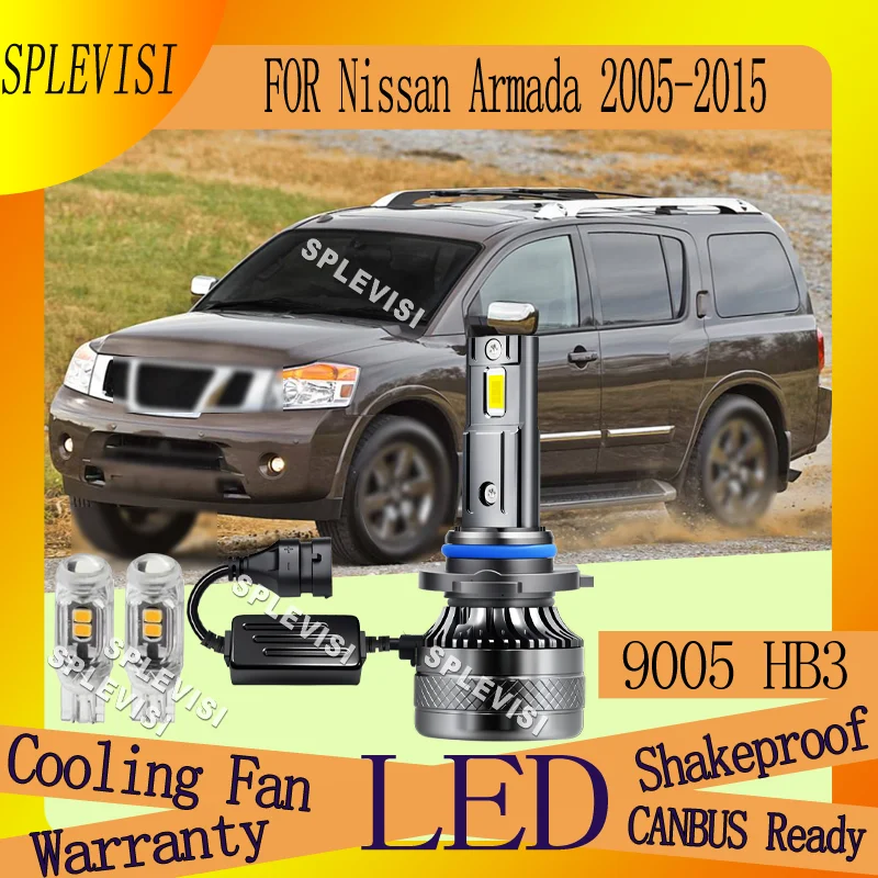 6000K pure White Cooling Fan CANBUS Ready HEADLIGHT For Nissan Armada 2005 2006 2007 2008 2009 2010 2011 2012 2013 2014 2015
6000K pure White Cooling Fan CANBUS Ready HEADLIGHT For Nissan Armada 2005 2006 2007 2008 2009 2010 2011 2012 2013 2014 2015