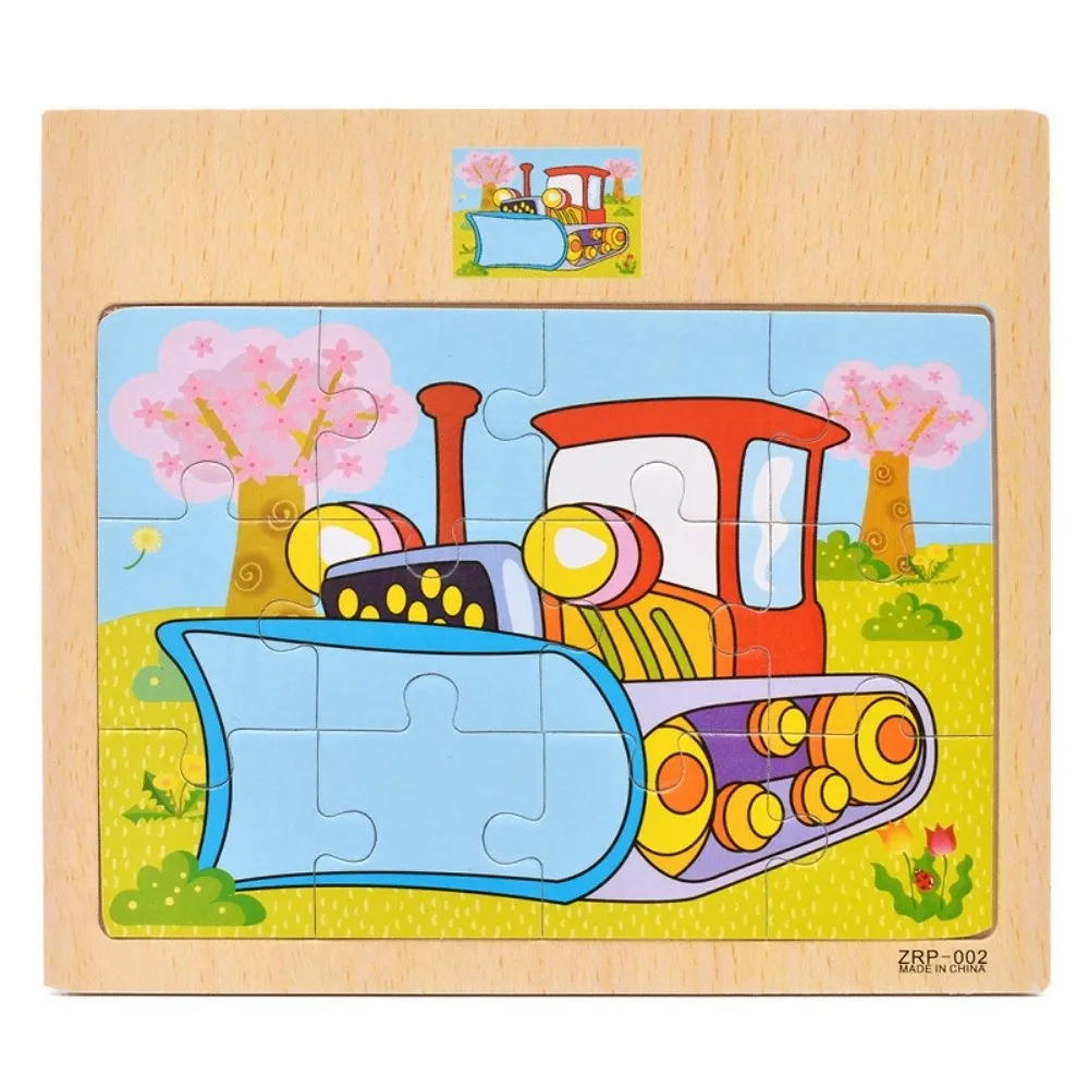 12Pcs New Cartoon Wood Puzzles Vehicle Animals Learning Montessori Wooden Jigsaw Puzzle Puzzle Board for Children Gift
12Pcs New Cartoon Wood Puzzles Vehicle Animals Learning Montessori Wooden Jigsaw Puzzle Puzzle Board for Children Gift