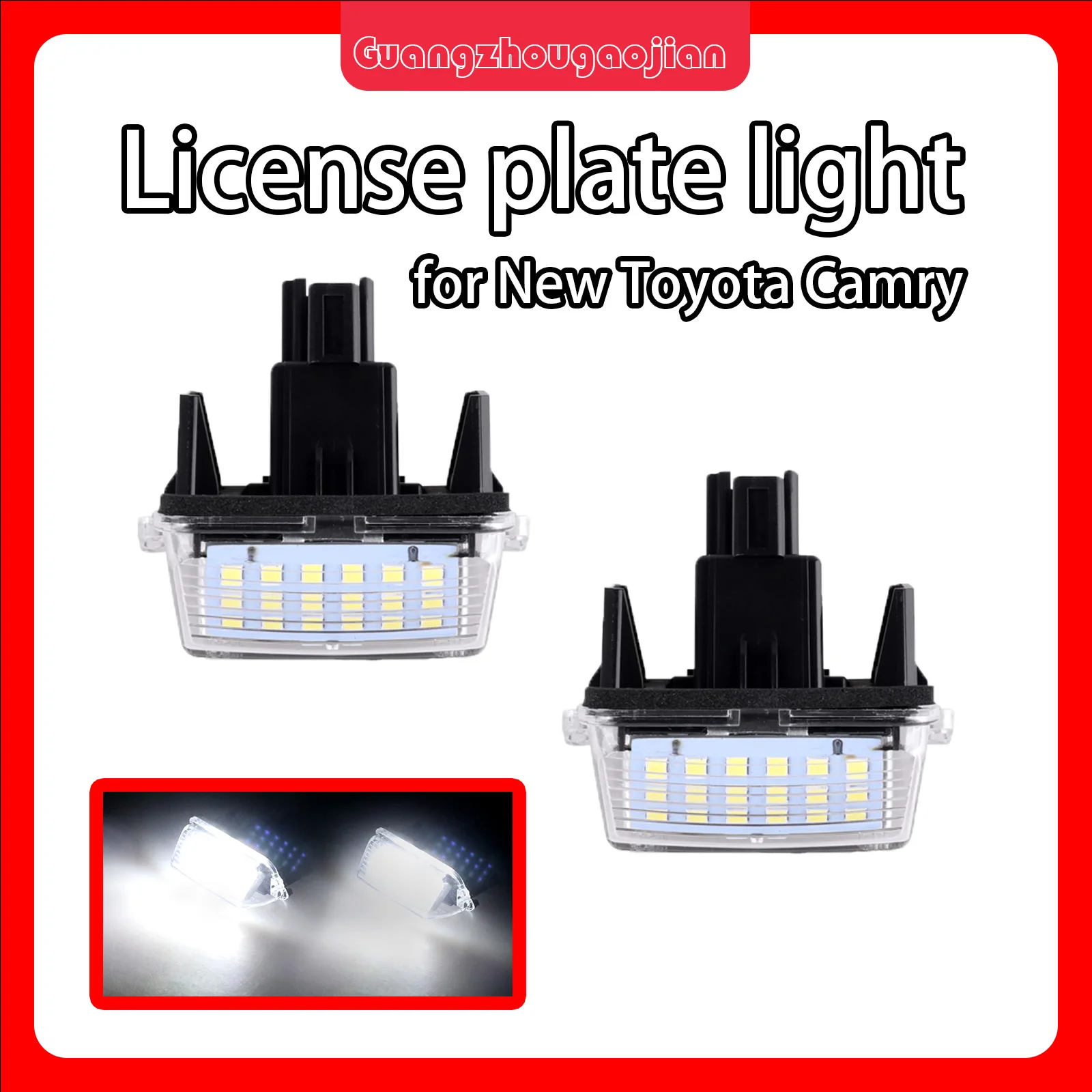 High Quality License Plate Lights Waterproof and Dustproof Designed for New Toyota Camry Enhance Visibility and Driving Security
High Quality License Plate Lights Waterproof and Dustproof Designed for New Toyota Camry Enhance Visibility and Driving Security