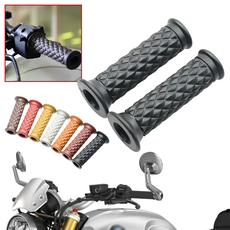 Universal 21MM 24MM Motorcycle Retro Rubber Classic Motorbike Non-slip Handle Bar Handlebar Grip Fit For BMW R nineT Accessories
Universal 21MM 24MM Motorcycle Retro Rubber Classic Motorbike Non-slip Handle Bar Handlebar Grip Fit For BMW R nineT Accessories