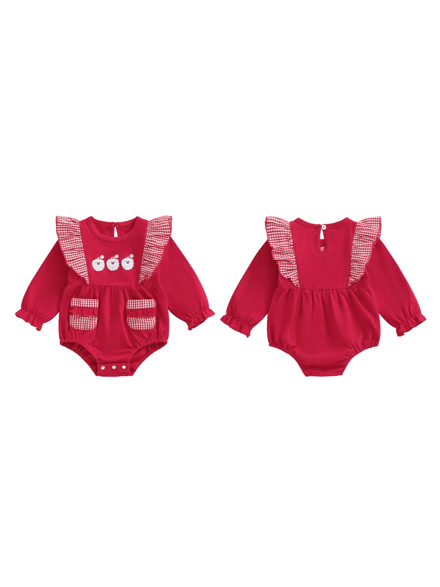 Toddler Boy Christmas Jumpsuit Reindeer Embroidery Checkered Ruffle Sleeve Playsuit with Hoodie Warm Winter Outfit for Kids
Toddler Boy Christmas Jumpsuit Reindeer Embroidery Checkered Ruffle Sleeve Playsuit with Hoodie Warm Winter Outfit for Kids