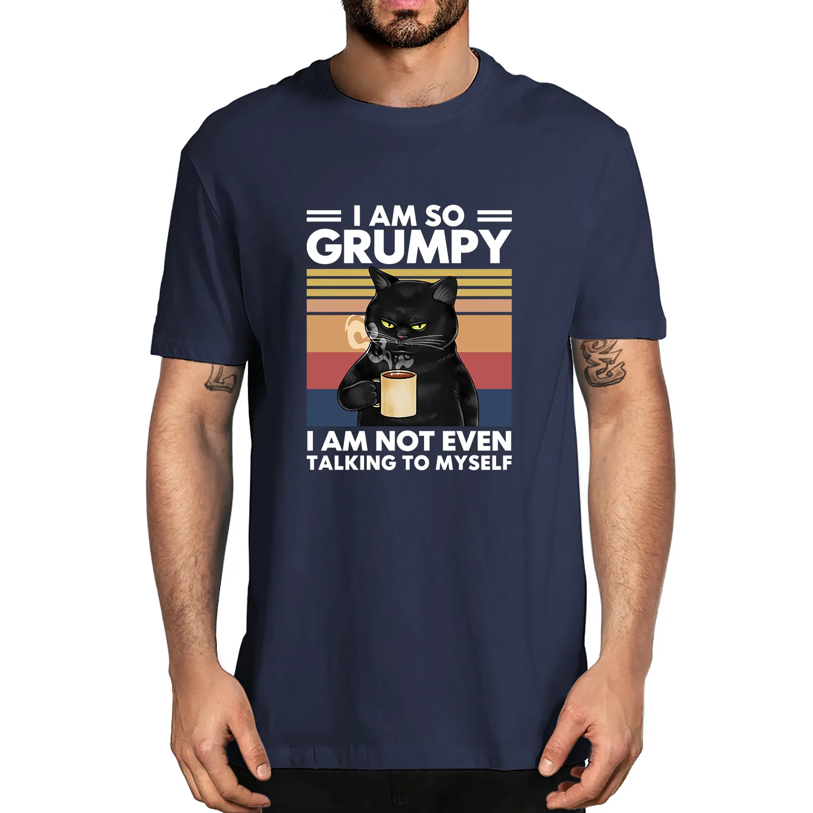 Unisex Black Cat I'm So Pissed Off I Am Not Even Talking To Myself Summer Men's 100% Cotton T-Shirt Funny Women Soft Tee 
Unisex Black Cat I'm So Pissed Off I Am Not Even Talking To Myself Summer Men's 100% Cotton T-Shirt Funny Women Soft Tee