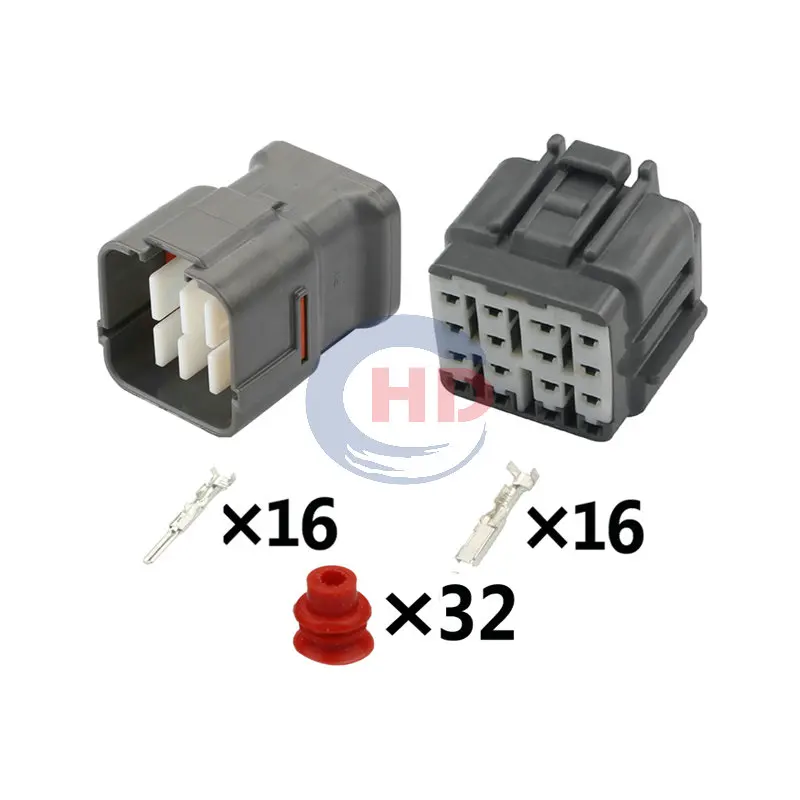 1-20 sets 16pin Waterproof Male Automotive AC Electrical Connector Plug Socket 6188-0495 6189-0715
1-20 sets 16pin Waterproof Male Automotive AC Electrical Connector Plug Socket 6188-0495 6189-0715