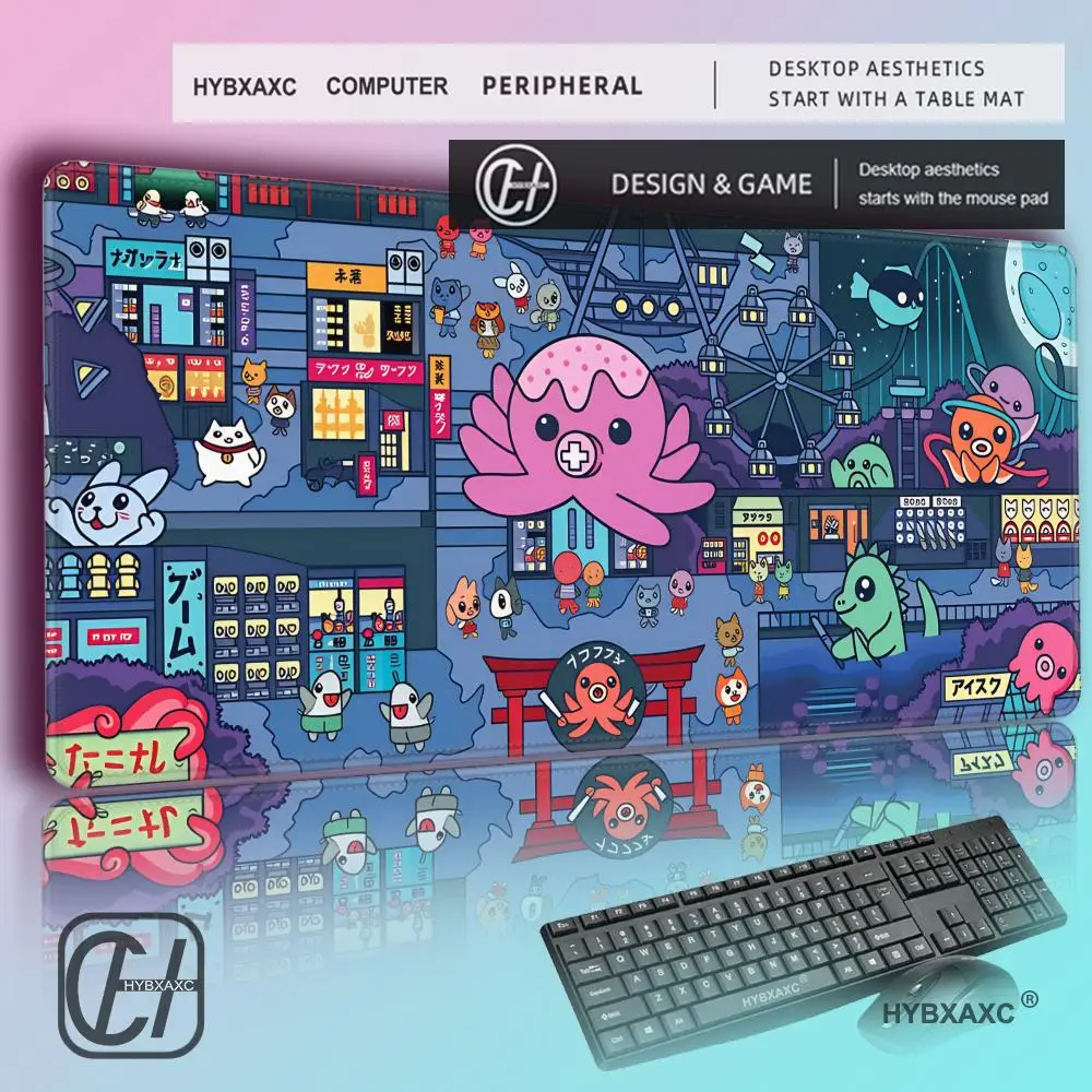 HYBXAXC Kawaii Octopus Anime Gaming Desk Mat, Non-Slip Rubber Base, Extended Mouse Pad for Mechanical Keyboard & Office Laptop
HYBXAXC Kawaii Octopus Anime Gaming Desk Mat, Non-Slip Rubber Base, Extended Mouse Pad for Mechanical Keyboard & Office Laptop