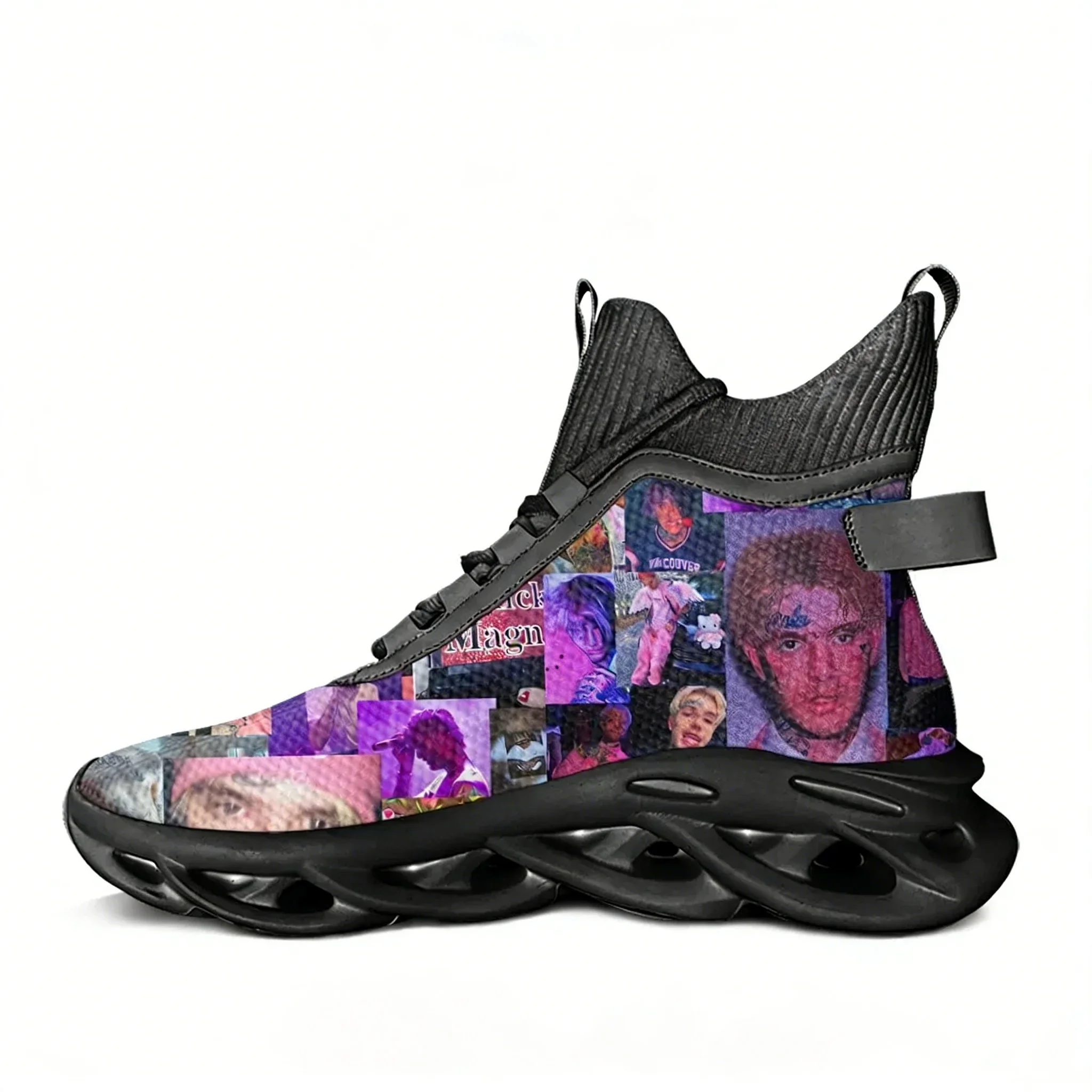 Hot Hip Hop Rapper Lil Peep High Top Flats Sneakers Men Women Hiking Sneakers Travel Mountaineering Shoes Running Custom Shoes
Hot Hip Hop Rapper Lil Peep High Top Flats Sneakers Men Women Hiking Sneakers Travel Mountaineering Shoes Running Custom Shoes